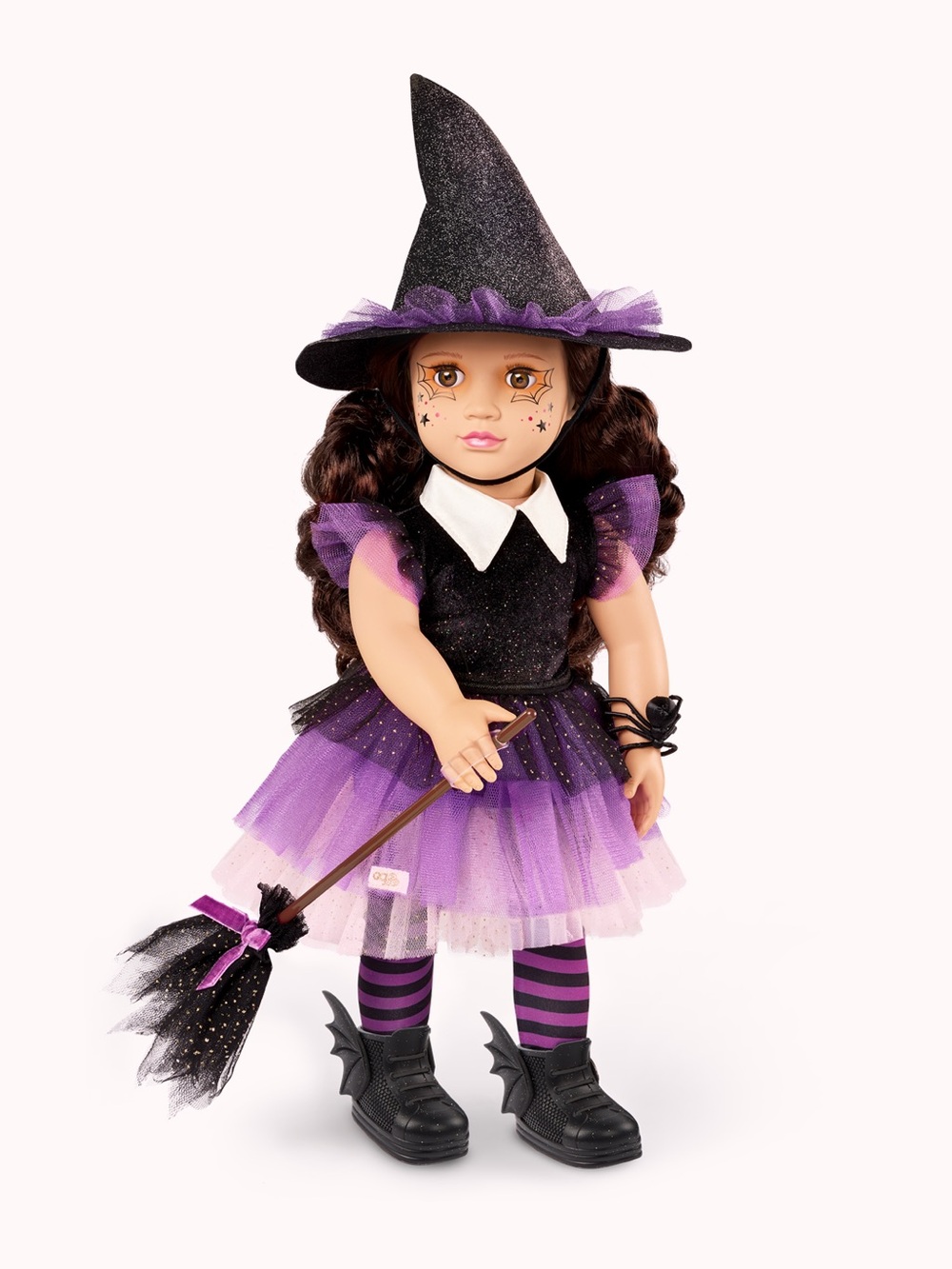 Our Generation Astrid Halloween Witch Doll Limited Edition with Broom *NEW*